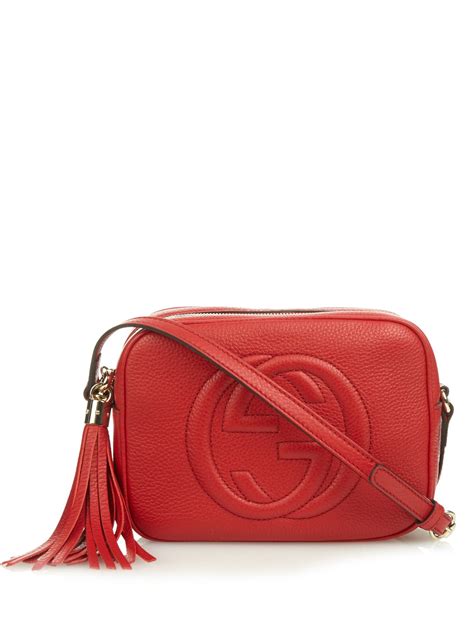 red gucci cross body bag